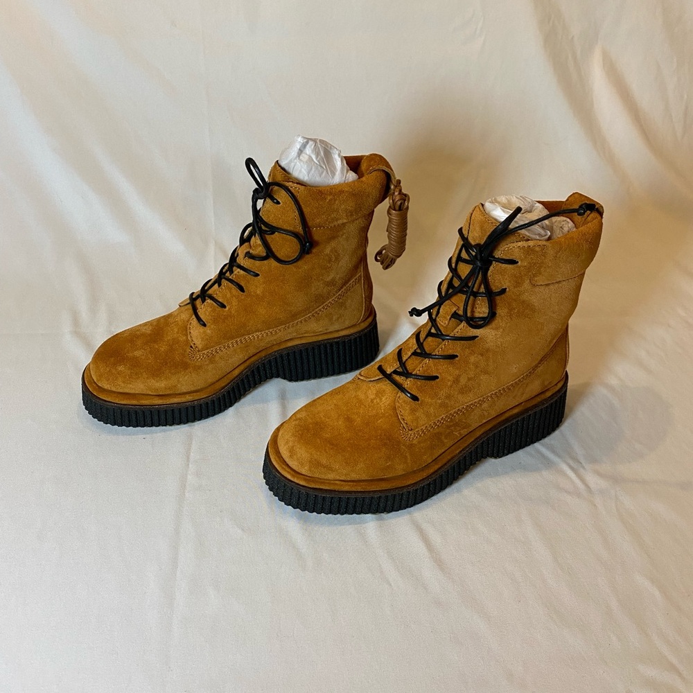 rag & bone Tan Lace Up Boots